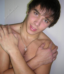 Boys hairy chest