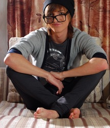 Bryan shaved cock hairy legs