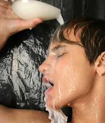 Carlos cums in milk shower 59cd4982e36de.jpg