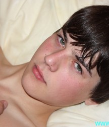 Boy with toy.