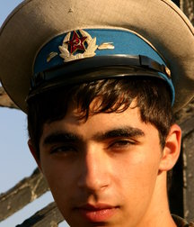 Soldier boy Ruman stripping down and getting off