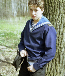 Sailor Boy getting off in the woods 593c86f331627.jpg