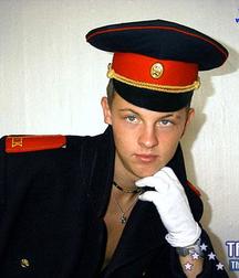 Russian cadet boy