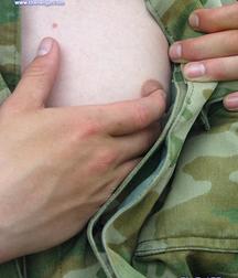 Two Russian soldier boys out on patrol 5945b126bfbfb.jpg