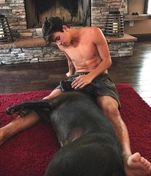 Hayes Shirtless