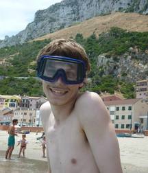 Me - having fun in my masks