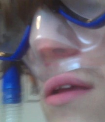 Me - having fun in my masks 57791a09ac966.jpg