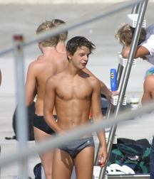 gray speedo twink