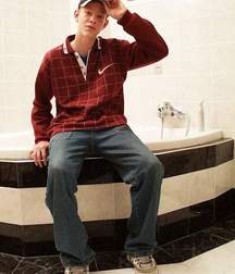 Prince in bath