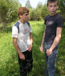 Mike and friend