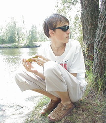 Ilusha sexy boy in nature