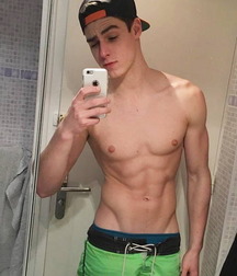 Neighbor boys selfies