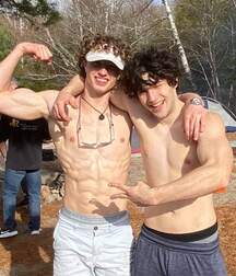 Swimming twink tube straight