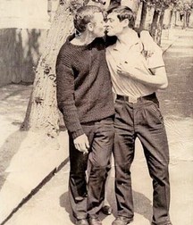 gay kisses from the past ( no porn)