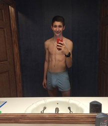 Selfies boys in panties