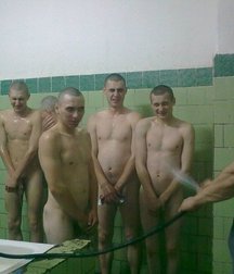 young Russian military in the shower 5a925d816a963.jpg