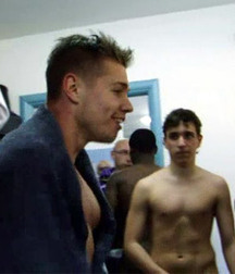 a look in the locker room