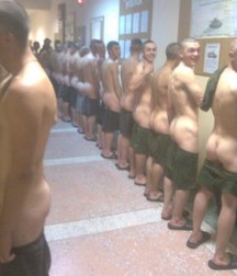 in the Russian army barracks