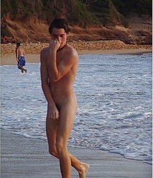 on the beach