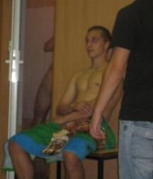 guy naked locker room