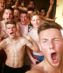 the boys in the locker room