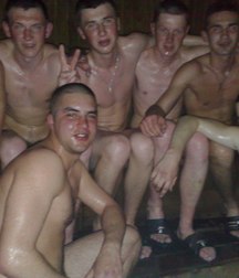 the boys in the sauna
