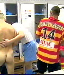 the locker room 