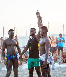 wrestling africa  sensual