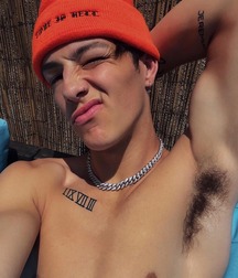 armpits twink tube guys flex