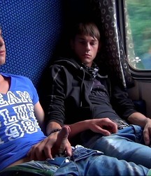 excited guys on the train 5d794ceb4dc0a.jpg