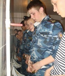 the boys pee together