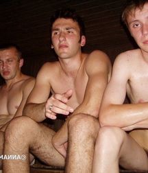the boys in the sauna