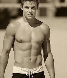 only black and white shirtless boys