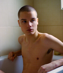 naked in the bathtub