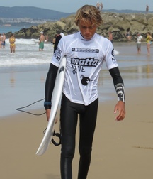 Young surfer twink tube beach