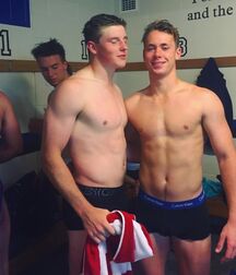 Boys in Locker-room straight twink tube guys