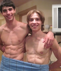 Boys with the towel twink tube