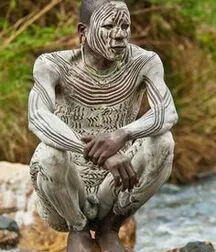 Sexy Africa tribal gay nude