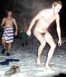 Naked in the snow straight boys nude porn