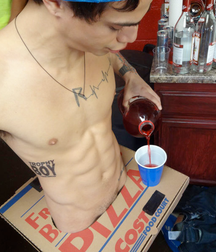 Funny boys twink tube public play