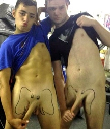 Funny and crazy twink straight tube boys
