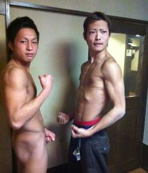 Fun Asian boys party nude 