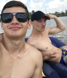 Summer is coming twink water boys tube shirtless