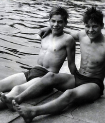 Old underwear vintage fun outdoors twink tube