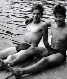 Old underwear vintage fun outdoors twink tube