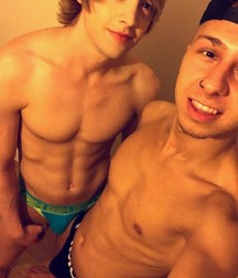 shirtless boys