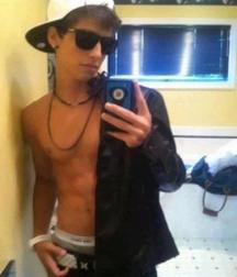 Shirtless boys from net