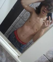 Shirtless boys from net 1
