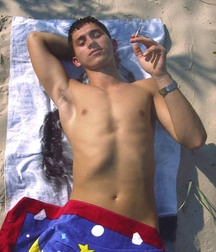 On the beach