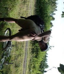 Jonathan Fredlund out on a bike ride strips naked. 590cf9c38af1c.jpg